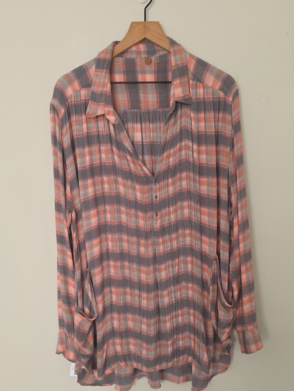 Free People FP One Waverly Plaid Tunic